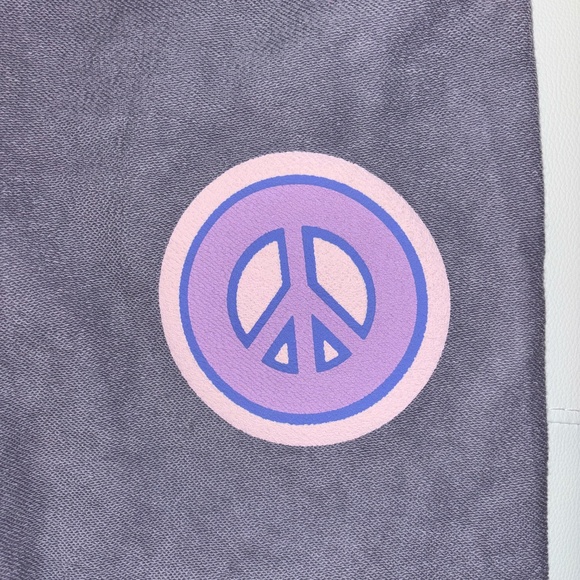 NWT Madhappy Peace Sign Lilac French Terry Sweatpants – Size XS - Picture 2 of 4
